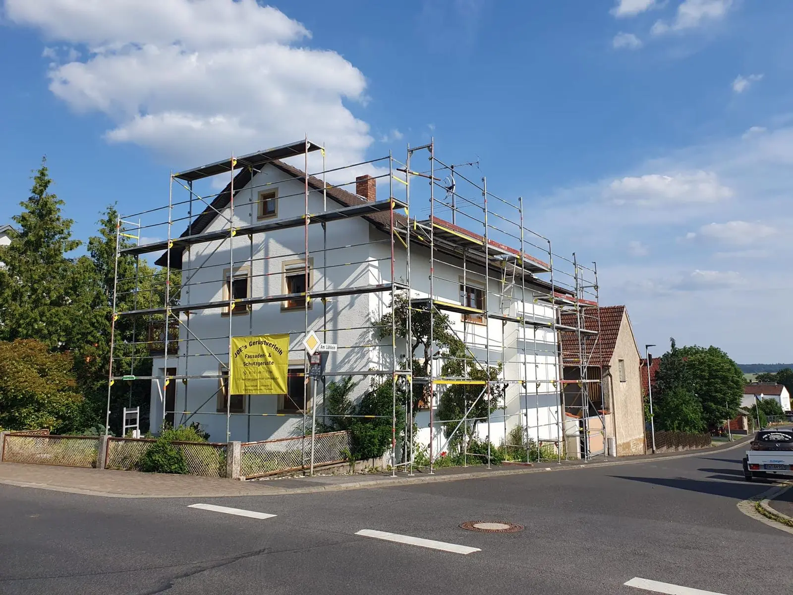 schutzgerüst für schweinfurt und umgebung